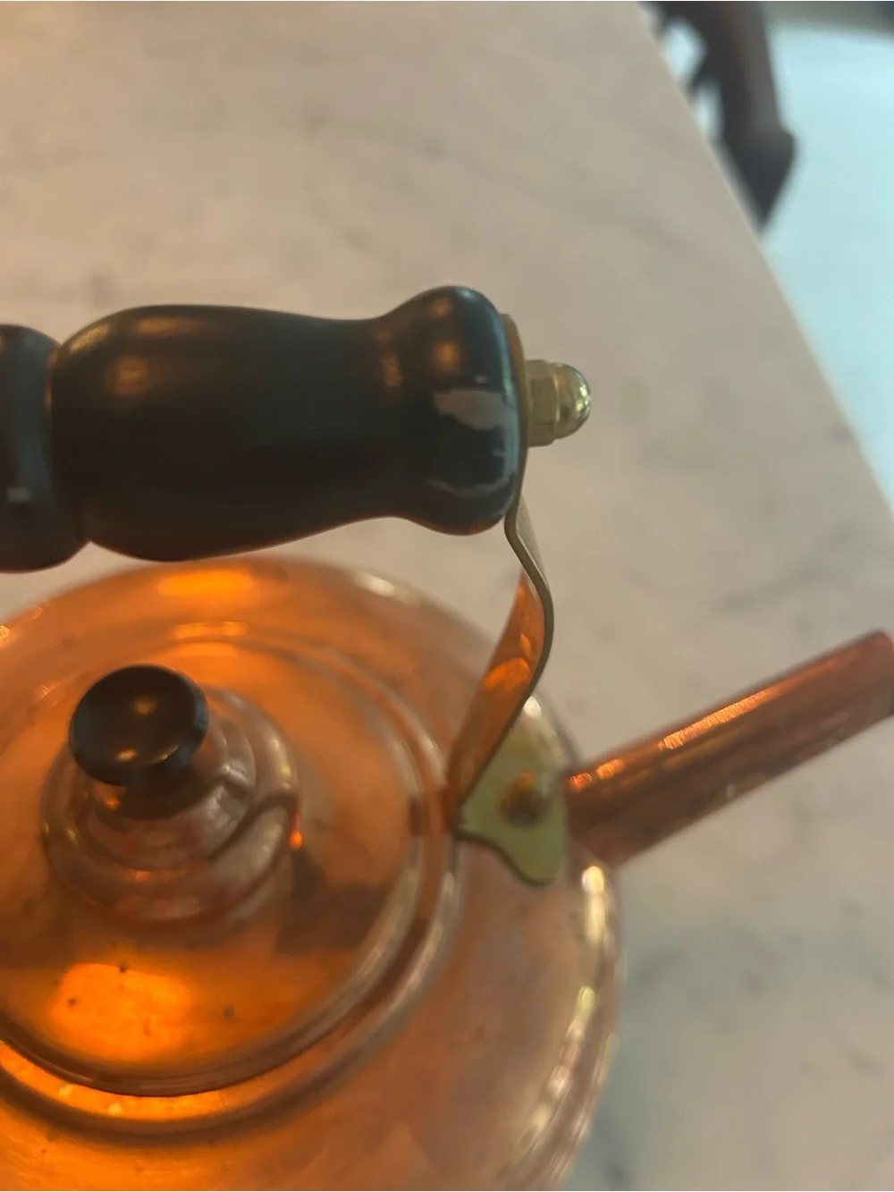 Simplex Kensington Copper Whistling Kettle